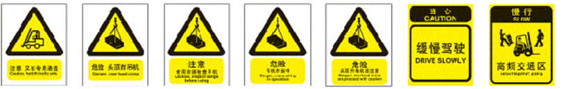 地牛叉車(chē)操作員必懂的倉(cāng)庫(kù)張貼圖標(biāo)